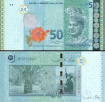 *50 Ringitt Malajzia 2009-24, P50 UNC - Kliknutím na obrázok zatvorte -